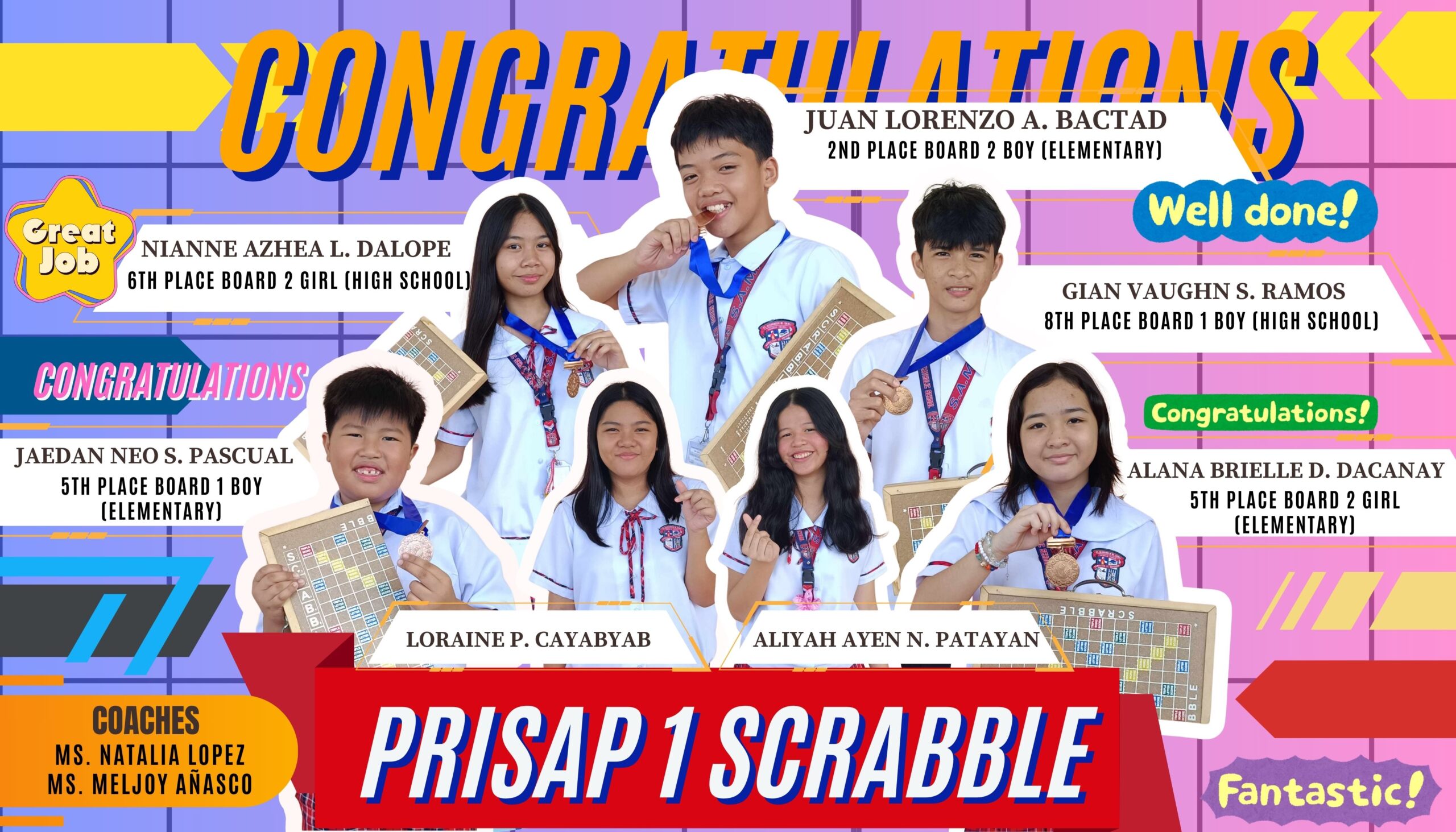 PRISAP 1 SCRABBLE - St. Alexander M. Sauli Catholic School | Bayambang ...